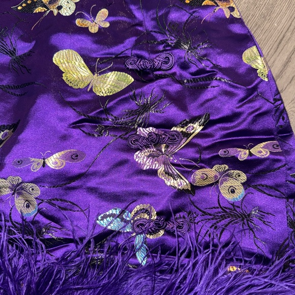 Sau Lee Feathered Women's Dress with tags - Picture 4 of 6